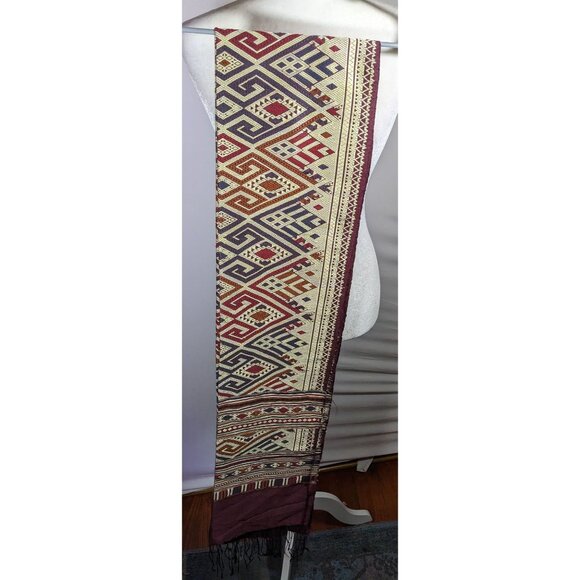 Tai Daeng Handmade Silk Naga Motif Wall Hanging - Picture 8 of 8